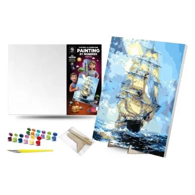 Qbee Malowanie po numerach - Wielkie �agle 30x40cm