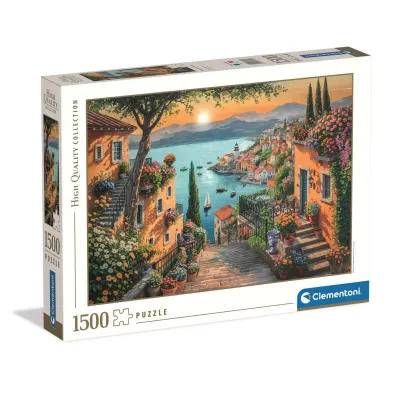 Puzzle 1500 el. HQ Steps To The Harbor Clementoni