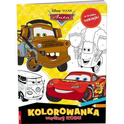 DISNEY/PIXAR Auta. Kolorowanka wed�ug kodu
