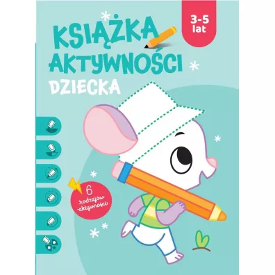 Ksi��ka aktywno�ci dziecka 3-5 lat. Niebieska