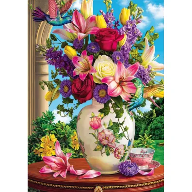 Puzzle 1000 Bukiet kwiat�w Schmidt