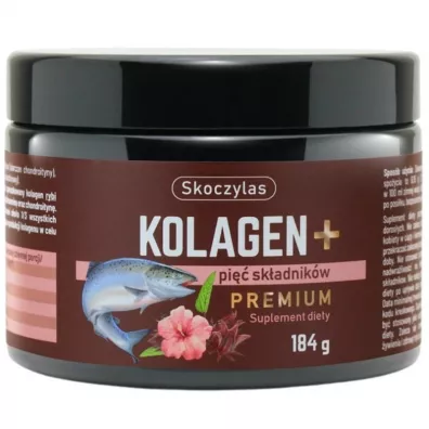 Skoczylas Kolagen z ososia + 5 skadnikw Suplement diety 184 g