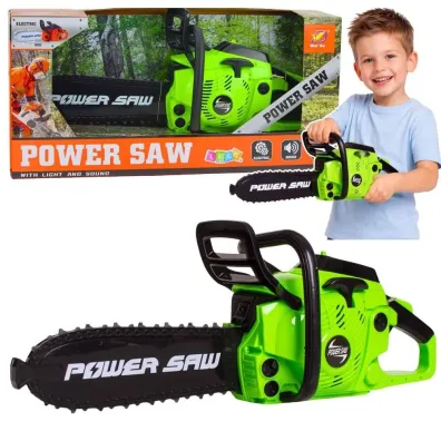 Zabawkowa pi�a �a�cuchowa �wiatlo d�wi�k zielona LeanToys