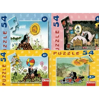 Puzzle mini 54 el. Krecik i przyjaciele Dino Toys