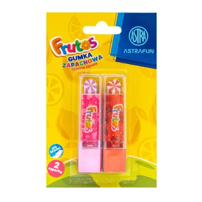 Gumka zapachowa w kszta�cie szminki Astra Frutos 2szt.blister