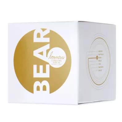 Loovara Power Animal prezerwatywy lateksowe Bear 60mm 12 szt.