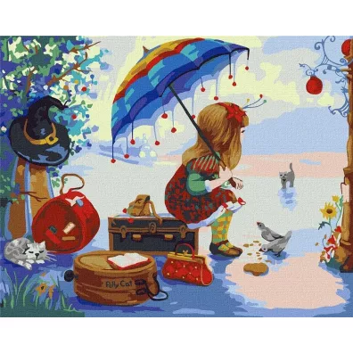 Ideyka Malowanie po numerach - Polyket wyrusza 40x50cm
