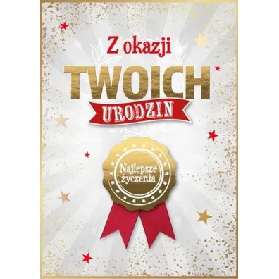 Armin Style KARNET URODZINY B6 Z KOP AS GM-1300 FOL