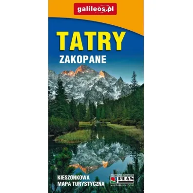 Mapa kieszonkowa Tatry, Zakopane laminowana
