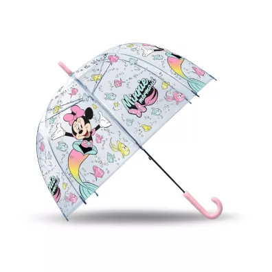Parasolka przezroczysta automatyczna 48 cm Myszka Minnie