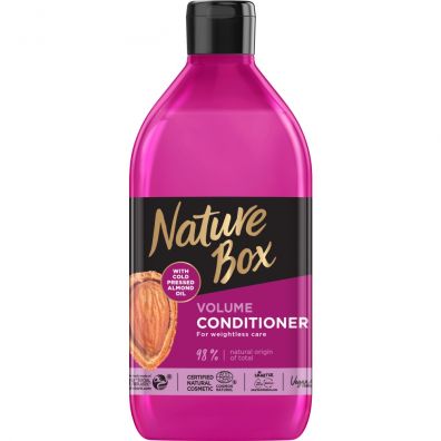 Nature Box Almond Oil odżywka do włosów zwiększająca objętość z olejem z migdałów 385 ml