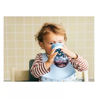 Mepal Kubek dziecicy treningowy do nauki picia Mio Sunshine & Rainbow 108018565245 300 ml