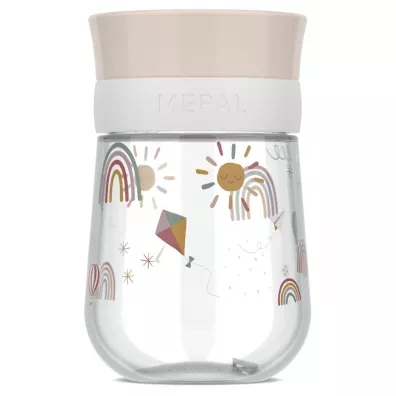 Mepal Kubek dziecicy treningowy do nauki picia Mio Sunshine & Rainbow 108018565245 300 ml