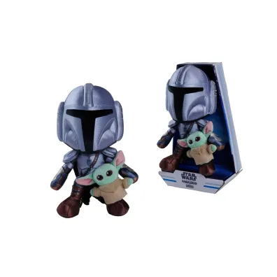Maskotka Disney Mandalorian z mini Grogu 25cm Simba