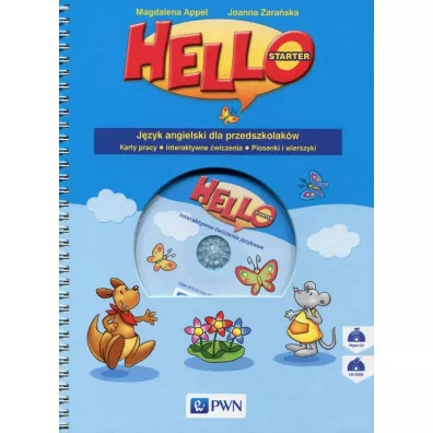 Hello! Starter J�zyk angielski dla przedszkolak�w Karty pracy - Joanna Zara�ska-Jackowska, Magdalena Appel