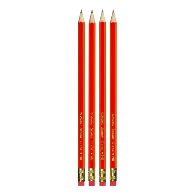 Herlitz O��wek szkolne HB z gumka 4 szt.