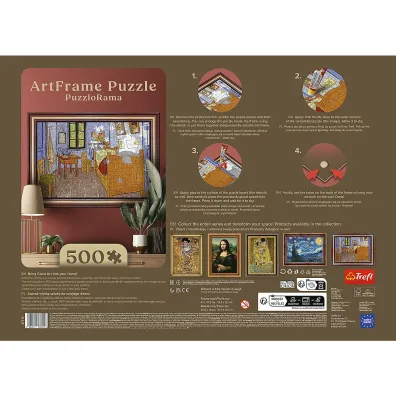 Puzzle Puzzlorama 500 el. Pok�j van Gogha w Arles Trefl