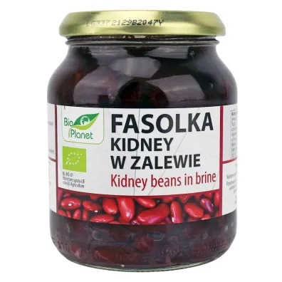 Bio Azja Fasolka czerwona kidney w zalewie (s�oik) 360 g Bio
