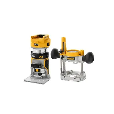 Dewalt Frezarka 18v dcw604n 8mm 2 podstawy