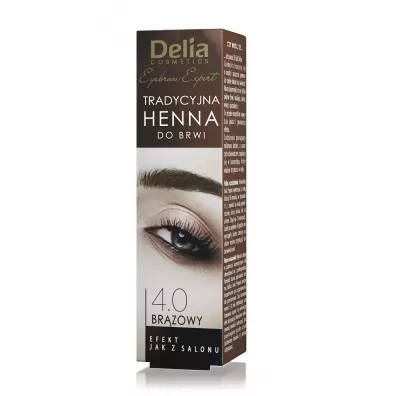 Delia Eyebrow Expert tradycyjna henna do brwi 4.0 Brz 2 g