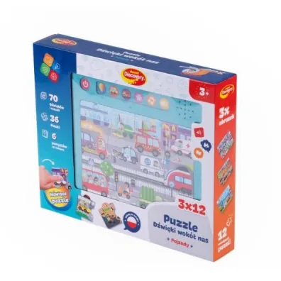 Puzzle d�wi�kowe wok� nas. Pojazdy. Dumel