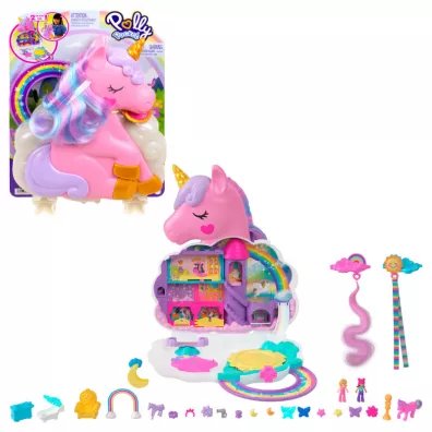 Polly Pocket Jednoroec Salon piknoci Zestaw HKV51 Mattel