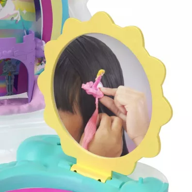 Polly Pocket Jednoroec Salon piknoci Zestaw HKV51 Mattel