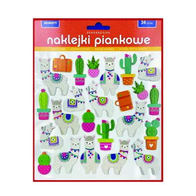 Naklejki piankowe ca�oroczne V3 24 szt.