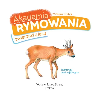 Ksi��eczka 200X190 Akademia rymowania. Zwierzaki z lasu  Naklejki SKRZAT 076288