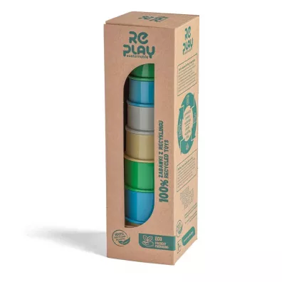 RePlay kubeczki piramidka edukacyjna 8 element�w Wader