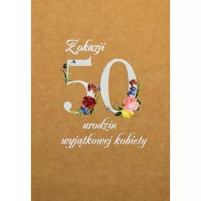 Trend Kartka okoliczno�ciowa eko Urodziny 50 TS51