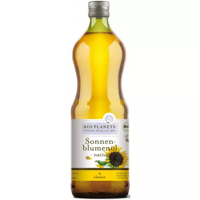 Bio Planete Olej sonecznikowy toczony na zimno 1 l Bio