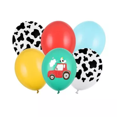 PartyDeco Balony Farma 30 cm