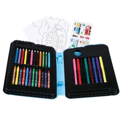 Zestaw artystyczny dla dzieci KEYROAD Autobus 54 elementy