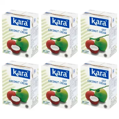 Kara Krem kokosowy 24-26% UHT zestaw 6 x 200 ml