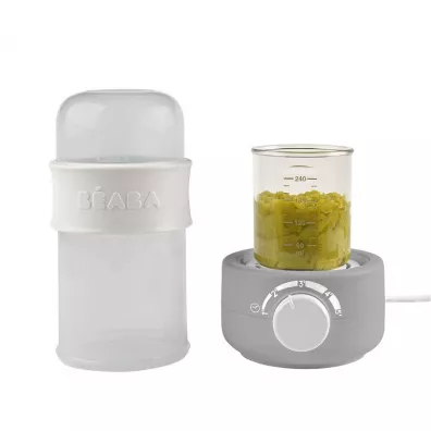 Beaba Podgrzewacz i sterylizator parowy do butelek i soiczkw Babymilk Second grey