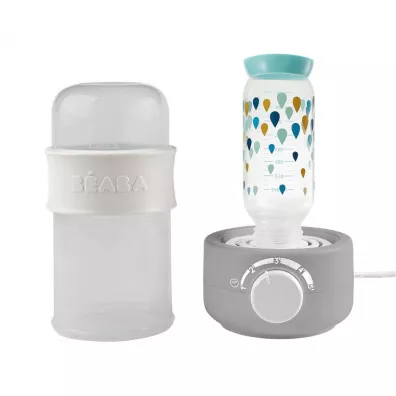 Beaba Podgrzewacz i sterylizator parowy do butelek i soiczkw Babymilk Second grey