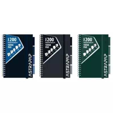 Astra Ko�ozeszyt B5 PP Ombre mix kratka 200 kartek
