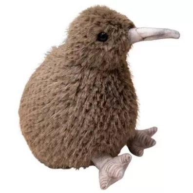 Kiwi ciemnobrzowy 21cm Leantoys