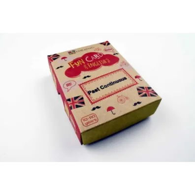 Karty j�zykowe Angielski Fun Card English Past Continuous - Pawe� Dwornik