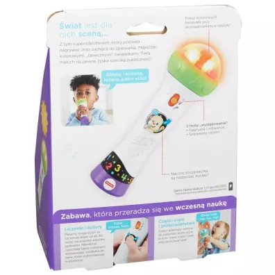 Fisher-Price Mikrofon Malucha piewaj i nagrywaj! FBP38 Mattel