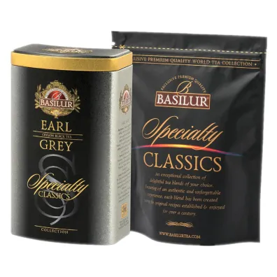 Basilur Herbata czarna Earl Grey w puszce 100 g Basilur Herbata czarna Earl Grey w puszce 100 g
