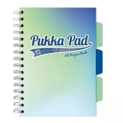 Pukka Pad Project Book A5 Seafoam kratka 100 kartek 3 szt.