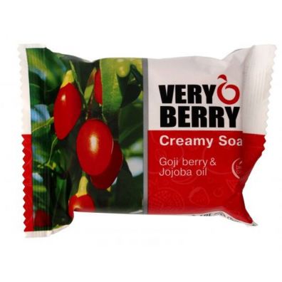 Very Berry Creamy Soap kremowe mydło w kostce Goji berry & Jojoba Oil 100 g