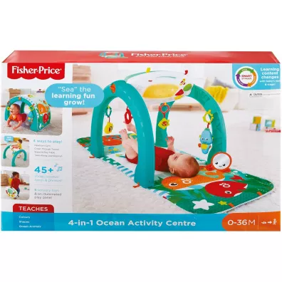 Mattel Aktywizuj�ca mata 4 w 1 Muzyczny Ocean Fisher Price