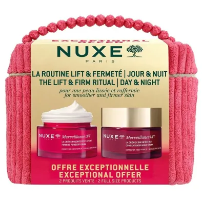 Nuxe Zestaw Merveillance Lift krem liftingujacy do sk�ry mieszanej + krem liftinguj�cy na noc 2 x 50 ml