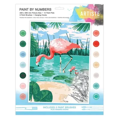 Dalprint Malowania po numerach - Tropical flamingo 29.5x39.5cm