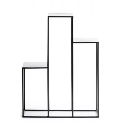HowHomely Nowoczesny kwietnik Podium 80 cm