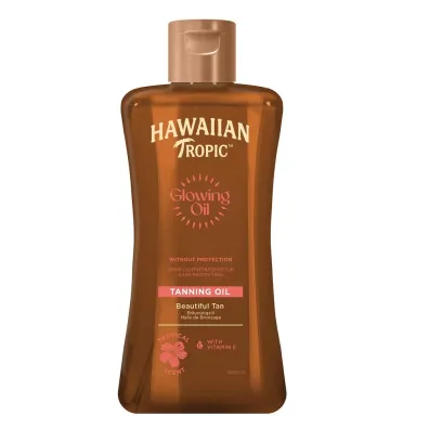 Hawaiian Tropic Glowing Oil olejek do opalania z efektem glow 200 ml