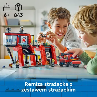 LEGO City Remiza stra�acka z wozem stra�ackim 60414